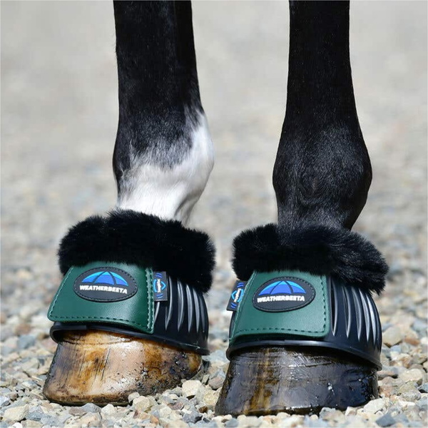 2025 WeatherBeeta Tough-Tec Prime Fleece Trim Rubber Bell Boots 1027523 - Hunter Green
